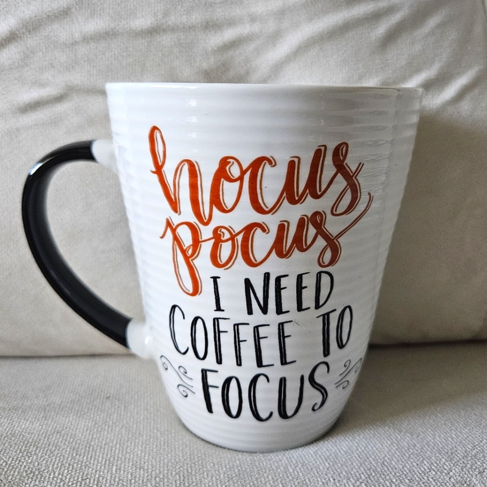 Hocus Pocus I Need Coffee to Focus Mug